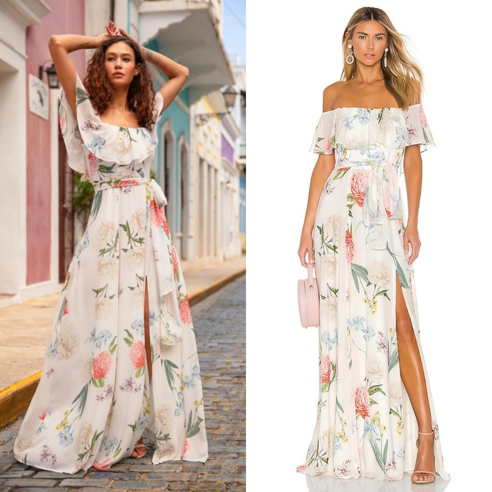 NWT Yumi Kim Carmen Maxi Forever Yours Ivory